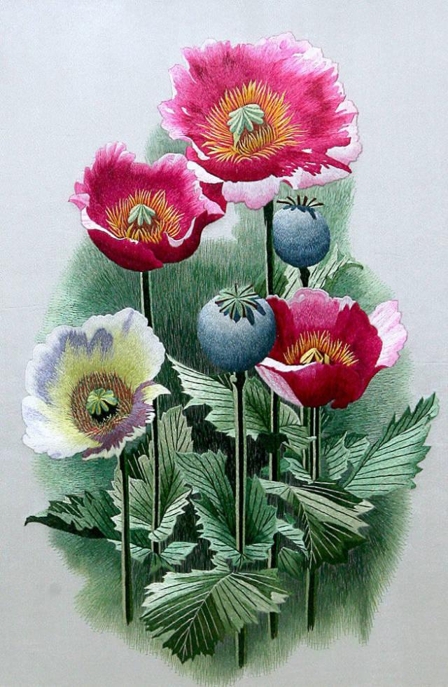 中國手工刺繡,永不過時的美